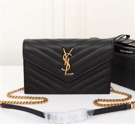 cartera ysl negra